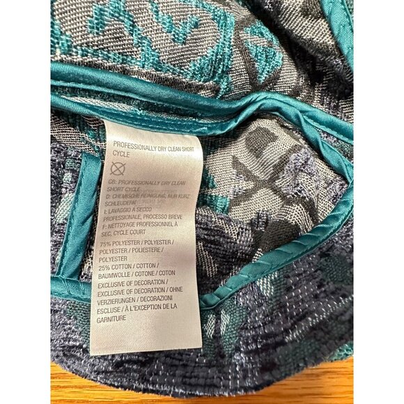 SUSAN GRAVER Artisan Embellished Snap Close Tapestry Jacket Size 6 - Picture 9 of 11